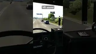 Scania 143M V8 accelerating sound in #eurotrucksimulator2mods #ets2