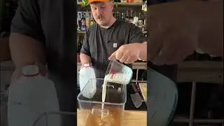 Clarified NY Sour #bar #bartender #cocktail #wine #sour #whiskey #bourbon