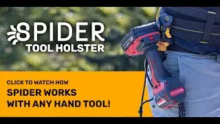 Spider Tool Holster - New PRO Holster / PRO Tool Grip / PRO Tool Tabs (2024)