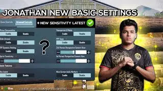 JONATHAN NEW BASIC SETTINGS REVEALED - @JONATHANGAMINGYT 💛🎯🤯 - BEST SENSITIVITY SETTINGS