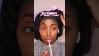 How I entered my beauty room vs how I left (trend by @Itsleilaniii )