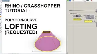 Rhino Grasshopper Tutorial: Polygon-Curve Surface Lofting
