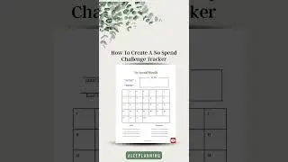 No Spend Challenge