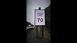 What does a Variable Speed Limit Sign (VSL) look like?