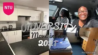 Moving into university vlog |Nottingham Norton court | empty room tour  |first year student