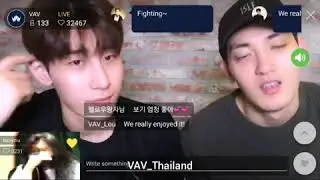 180422 #VAV App Livechat with #Lou & #Ziu