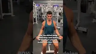 BEST BICEP EXERCISE FOR AN INSANE ARM PUMP (Seated DB Bicep Curl Exercise Demonstration)