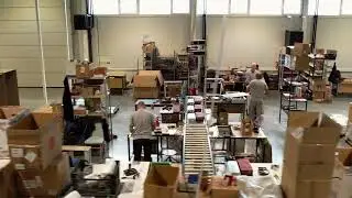 How much warehouse equipment can you spot?