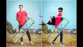Picsart new mirror hide photos editing tutorial video || the edit studio