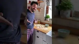 Sunday breakfast in a village house 