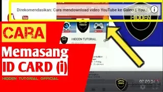 Cara membuat Kartu/ID Card (i) || HIDDEN TUTORIAL