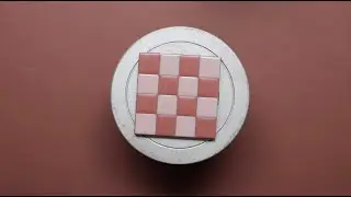 How It's Made: Rhubarb Checkerboard Tile Coasters by Fireclay  (