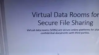 Virtual Data Rooms for Secure File Sharing