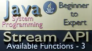5.3 Java - Stream Functions