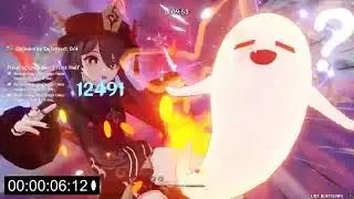 C6 HUTAO CLEARED ABYSS 3.1 12 - 3 - 1 IN 7SECS!