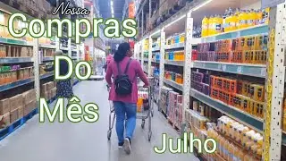 Dia de fazer as COMPRAS DO MES JULHO NO ATACADÃO