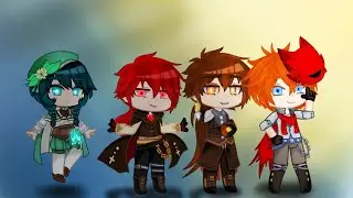 Venti, Diluc, Tartaglia & Zhongli | Speedpaint |Genshin Impact