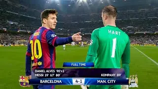 The Day Lionel Messi DESTROYED Joe Hart and Manchester City