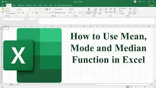 How to Use Mean (Average), Mode and Median Function in Excel | Learn Excel in Hindi |