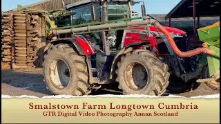 What's in the yard Fendt MF JCB Smalmstown  Farm Cumbria