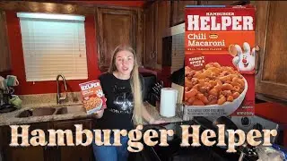 Russian Girl Tries Hamburger Helper for the First Time 🇷🇺 (Is It Actually Good?)