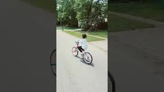 bike riding with my daughter 
