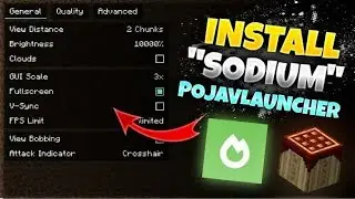How To Install SODIUM In Pojav Launcher Without 