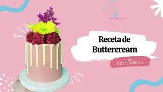 Receta de Buttercream para un espatulado liso