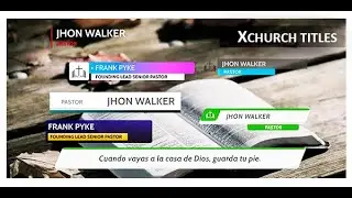 vMix - XChurch Titles