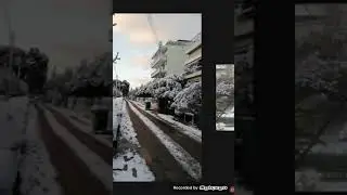 Χαλάνδρι χιόνια! //Διακοπή ρεύματος