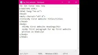 How to create a simple web page using HTML