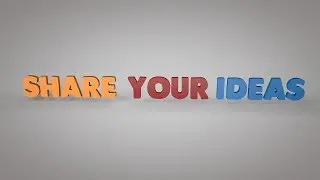 3D Cinema 4D Tutorial - Intro and 3D text animation to the Mograph Tutorial |