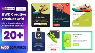 Creative Product Grid Elementor addon Tutorial
