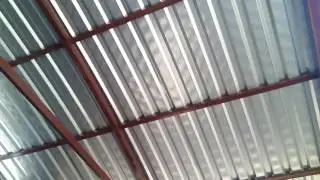 Металлопрофиль поперек арки