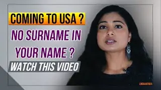 🔥 No Last Name | Surname | Family Name | in passport | 2019 | Anjali Karis