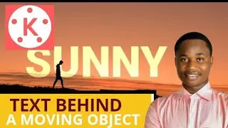 Text behind a moving object || Two method easiest tutorial 2022 || KineMaster editing tutorial 22