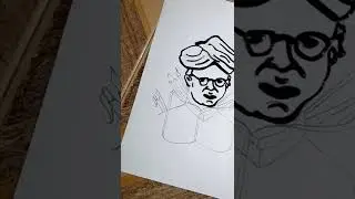 DR.SARVEPALLI RADHA KRISHNAN..Glass color painting..Drawing❣️