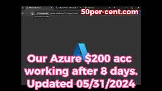 Azure $200 acc still working after 8 days - Free Trial Account