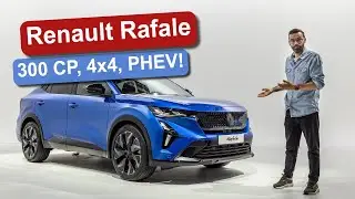 Noul Renault Rafale 2023: până la 300 CP și tracțiune integrală
