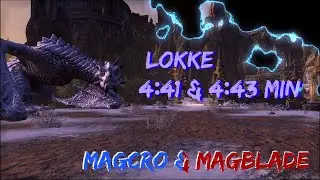 ESO - vSS Lokke HM 4:41 & 4:43 min fight times - Magcro & Magblade - Markarth