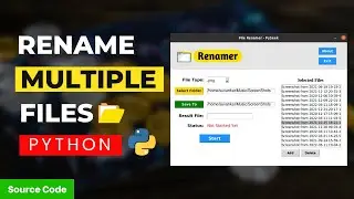 Rename Multiple Files at Once using Python | Any Type of Extensions | Source Code | PySeek