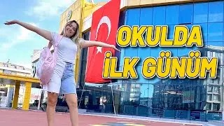 YENİ OKULDA İLK GÜNÜM VLOG! MELİKE ELİF BABAKIZ