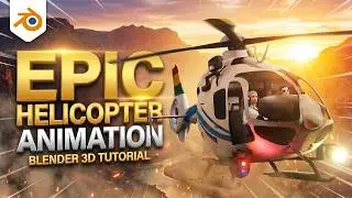 How Do You Animate a Helicopter | Blender Helicopter Animation Tutorial