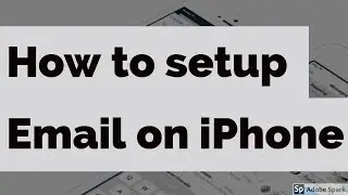 Email on iPhone App Setup (iOS 7,8,9,10)