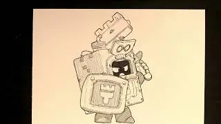 How to draw brawl stars Ash | New brawler Ash drawing | brawl stars ash drawing