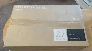 Unboxing Monitor LG 27UL500