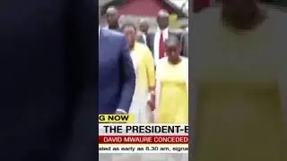 Dp Willam Ruto arrives at Bomas of kenya with his wife and daughter