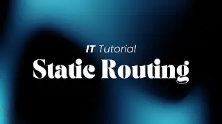 Tutorial About Stiatic Routing | Cisco  #smkidn