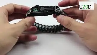 Браслет для выживания 5 в 1