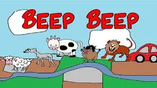 Beep Beep I'm a sheep . Song for kids with easy percussion parts.
